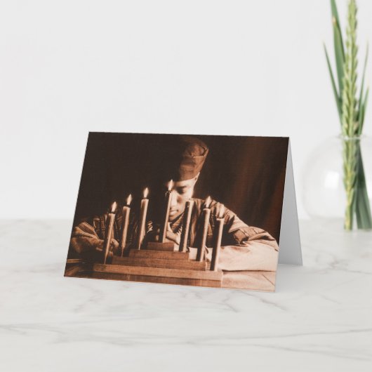 Kwanzaa prayer feiertagskarte (Vorderseite)