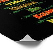 Kwanzaa Principles feiert Afrikanisch Amerikanisch Poster (Ecke)