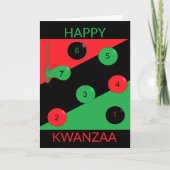 Kwanzaa Principles Feiertagskarte (Vorderseite)