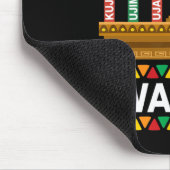Kwanzaa Principles Kwanzaa Candles Kinara Pan Afri Mousepad (Ecke)
