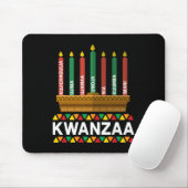 Kwanzaa Principles Kwanzaa Candles Kinara Pan Afri Mousepad (Mit Mouse)