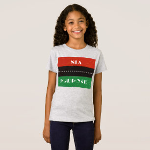 Kwanzaa Principles Nia   Zweck T-Shirt
