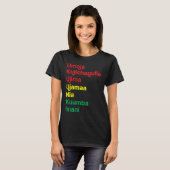 Kwanzaa Principles T-Shirt (Vorne ganz)