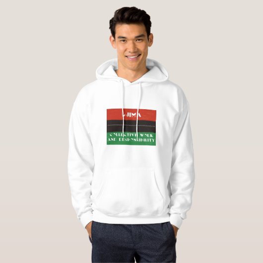 Kwanzaa Principles Ujima Hoodie (Vorne ganz)