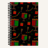 Kwanzaa Print Notebook Notizblock (Vorderseite)