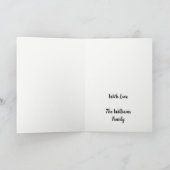 Kwanzaa-Prinzip-rotes schwarzes grünes Feiertagskarte (Innenseite)