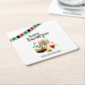 Kwanzaa Rechteckiger Pappuntersetzer (angewinkelt)