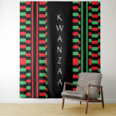 Kwanzaa Red Black Green Celebration Wandteppich (Beispiel)
