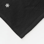 Kwanzaa Santa Seven Candles Afro Fleecedecke (Ecke)
