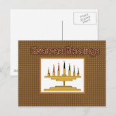 Kwanzaa Segen Postkarte (Vorne/Hinten)