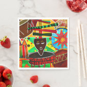 Kwanzaa Serviette (Beispiel)