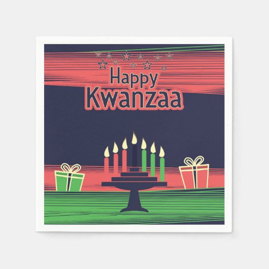 Kwanzaa Serviette (Vorderseite)