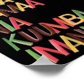 Kwanzaa Seven Principles Poster (Ecke)