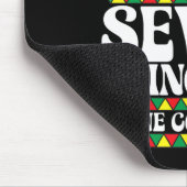 Kwanzaa Sieben Tage Sieben Prinzipien Eins Gemeins Mousepad (Ecke)
