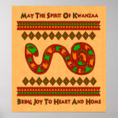 Kwanzaa Snake Poster (Vorne)