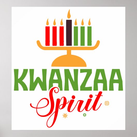 Kwanzaa Spirit Poster (Vorne)