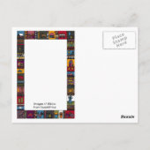Kwanzaa - Steinschnitzereien Postkarte (Rückseite)