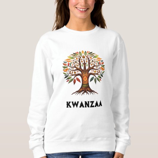 Kwanzaa SweatShirt der Frau (Vorderseite)
