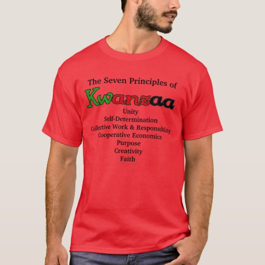 Kwanzaa T-Shirt (Vorderseite)