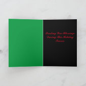 KWANZAA TABLE HAPPY KWANZAA CARD FEIERTAGSKARTE (Innenseite)