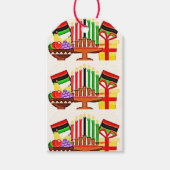 Kwanzaa Table Painting Geschenkanhänger (Vorderseite)