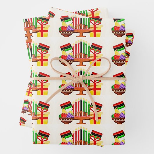 Kwanzaa Table Painting Geschenkpapier Set (Beispiel)