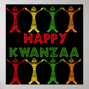 Kwanzaa-Tänzer Poster