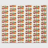 Kwanzaa-Tischmalerei Geschenkpapier (Flach)