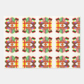Kwanzaa-Tischmalerei Geschenkpapier Set (Vorderseite 3)