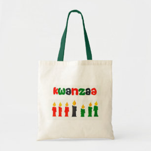 Kwanzaa Tote Tasche mit Kerzen