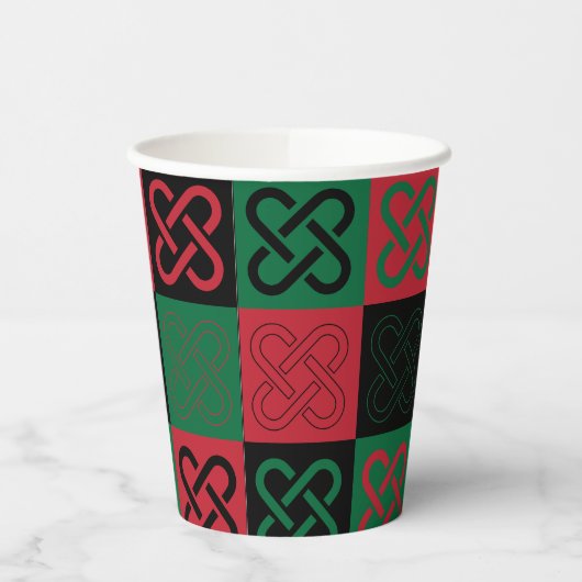 Kwanzaa - Umoja Pappbecher (Links)