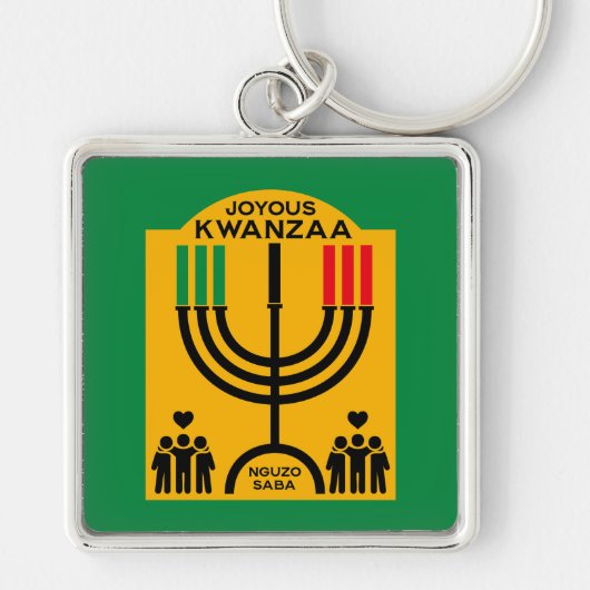 Kwanzaa Umoja Schlüsselanhänger (Vorne)