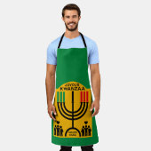 Kwanzaa Umoja Schürze (Getragen)