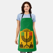 Kwanzaa Umoja Schürze (Getragen)