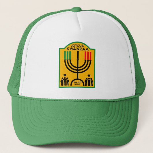 Kwanzaa Umoja Truckerkappe (Vorderseite)