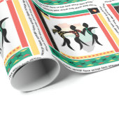 Kwanzaa Unity Geschenkpapier (Rolleneckpunkt)