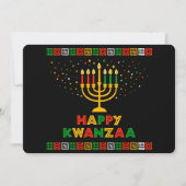 Kwanzaa Urlaubskarte Feiertagskarte (Vorderseite)
