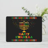 Kwanzaa Urlaubskarte Feiertagskarte (Stehend Vorderseite)