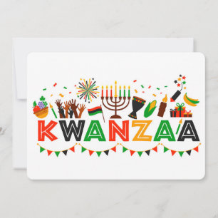 Kwanzaa Urlaubskarte Feiertagskarte