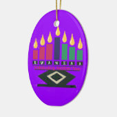 KWANZAA-Verzierung Keramik Ornament (Links)