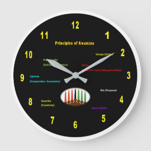 Kwanzaa Wanduhr