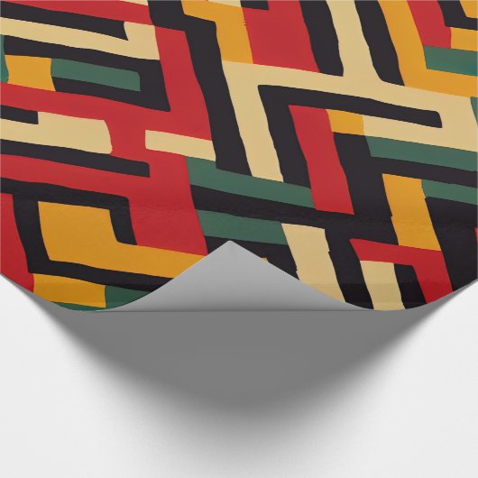 Kwanzaa Wrapping Paper Geschenkpapier (Ecke)