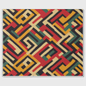 Kwanzaa Wrapping Paper Geschenkpapier (Flach)