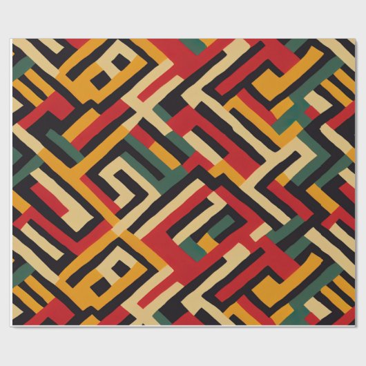 Kwanzaa Wrapping Paper Geschenkpapier (Flach)