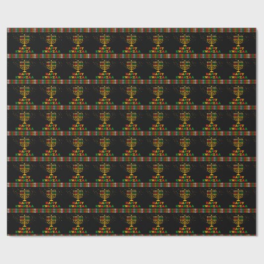 Kwanzaa Wrapping Paper Geschenkpapier (Flach)