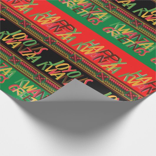 Kwanzaa Wrapping Paper Geschenkpapier (Ecke)