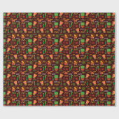 Kwanzaa Wrapping Paper Geschenkpapier (Flach)