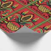 Kwanzaa Wrapping Paper mit traditionellen Farben Geschenkpapier (Ecke)
