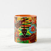 Kwanzaa Zweifarbige Tasse (Mittel)