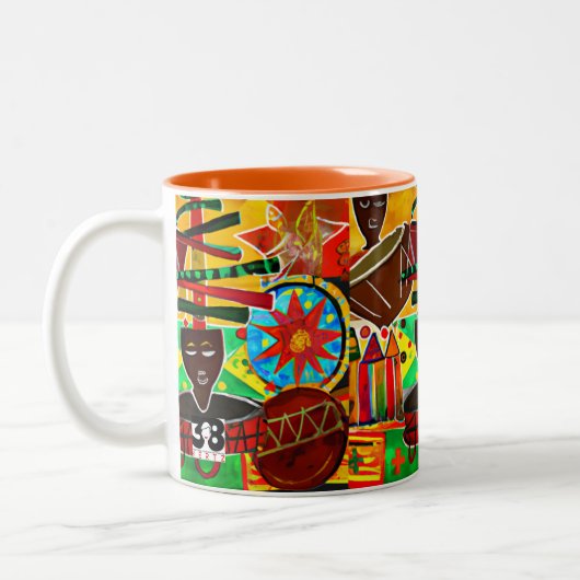 Kwanzaa Zweifarbige Tasse (Links)